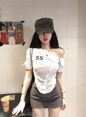 天鹅er 【律政学姐】短袖显瘦时尚夏季修身套装E25C1957+E25Q1958