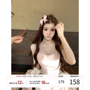 天鹅er 显瘦气质小众设计感连衣裙E25Q10469 天鹅吻