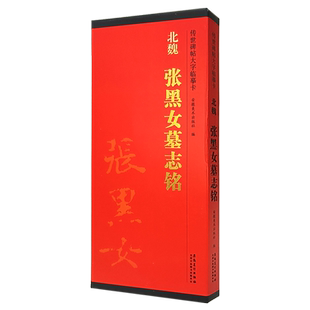 正版北魏张黑女墓志铭传世碑帖大字临摹卡北魏张玄楷书简体旁注原色原帖放大字卡毛笔书法字帖成人学生临摹范本安徽美术