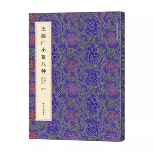 王福厂小篆八种 名家真迹书法集 篆书金文临摹字帖毛笔软笔书法铭文集萃 扫描高清原大释文教材金文原碑帖 清王福庵篆书