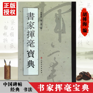 书家挥毫宝典 胡傅海编上海书画出版社繁体书法 名诗名词名联名句名文全具一本字帖