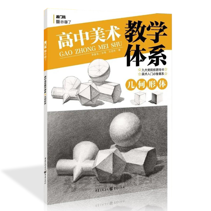 高中美术教学体系几何形体2020敲门砖王志彬素描基础入门单体组合单双多体