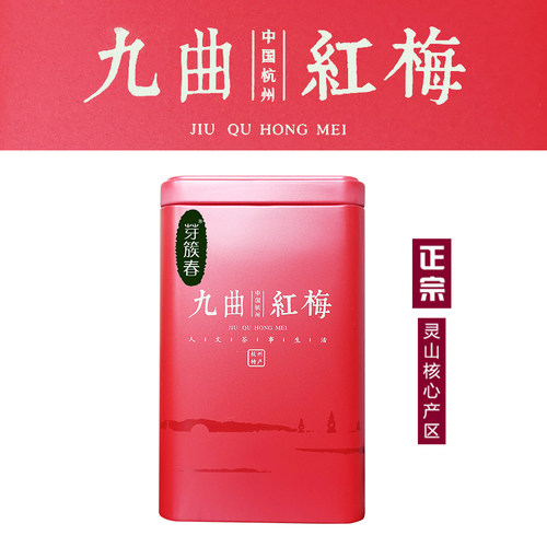 芽簇春2023新茶杭州特产红茶