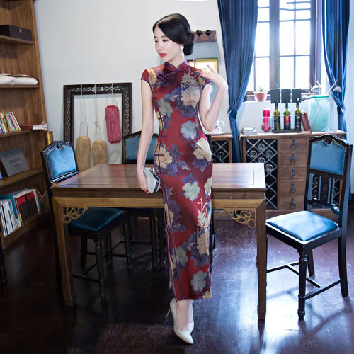 国风轻奢高端旗袍演出服2026年轻款气质优雅金陵十三钗老上海军阀