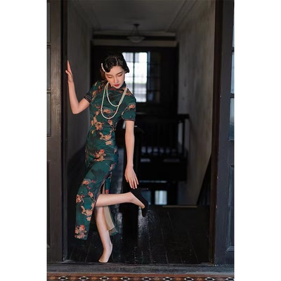新中式国风旗袍连衣裙轻奢高级感