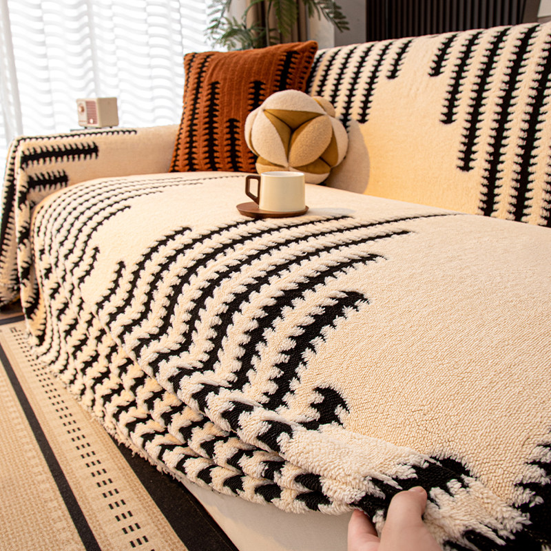 冬季毛绒沙发盖布轻奢高级感沙发毯子防滑沙发巾一整张全盖防猫抓,居家布艺,沙发套,淘宝优惠券,粉丝福利购,淘宝优惠卷