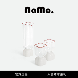 纳茉|小红花系列凉水壶冷水壶套装耐高温高绷硅玻璃家用水果茶壶