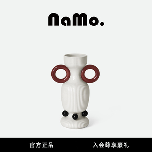 纳茉|甜甜圈系列陶瓷花瓶水培鲜花花器家居摆件玄关轻奢插花装饰