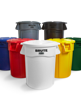 乐柏美垃圾桶大号商用工业家用户外庭院厨余 余带盖子rubbermaid