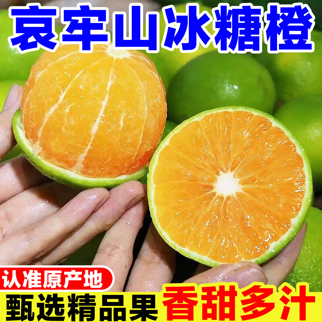 哀牢山冰糖橙新鲜橙子当季孕妇水果现摘果冻橙手剥甜橙薄皮蜜桔子