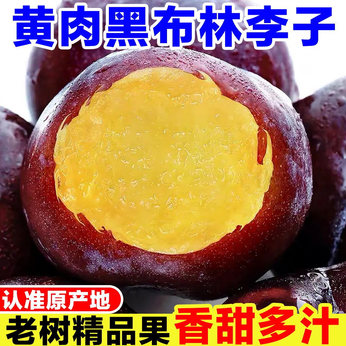正宗黑布林李子新鲜当季孕妇水果现摘黑金刚脆李恐龙蛋黄肉李味帝