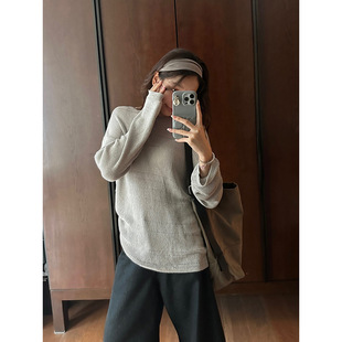 XXGN秋冬季 A5514女士 新款 慵懒宽松套头针织衫