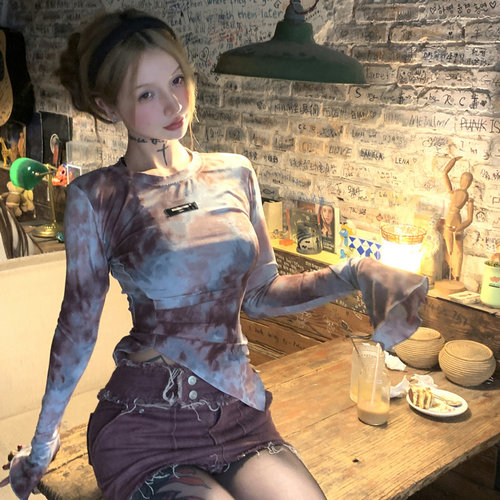 防晒薄款女纯欲长袖上衣