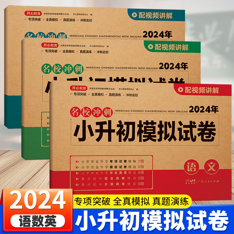 2024版小升初模拟卷真题卷语文数...