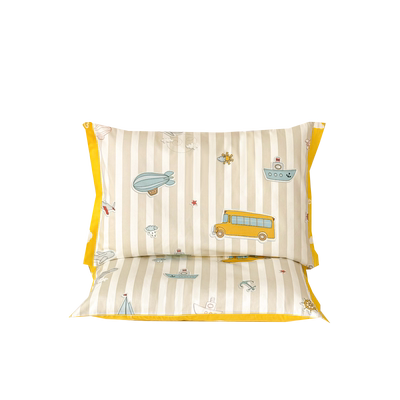 A类长绒棉儿童卡通可爱宽边信封枕套30x50cm单只装内胆套无枕芯装