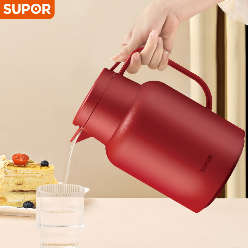 苏泊尔保温水壶24小时保温热水壶大容量家用暖水瓶结婚用陪嫁一对