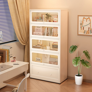 新型小户型卧室床头钢制斗柜落地靠墙抽屉储物一体式家用客厅组合