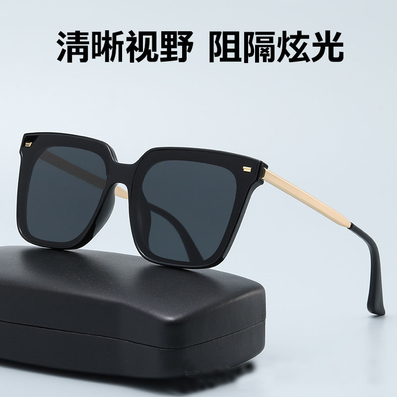 新款GM小红书同款墨镜高级感ins风街拍防紫外线太阳眼镜男女同款