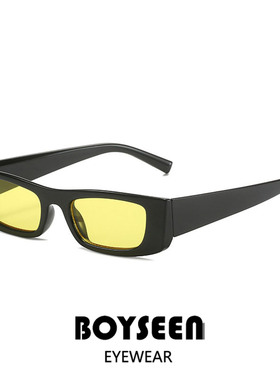 美式窄框潮酷墨镜男女可配度数