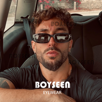 欧美风窄框黑色墨镜可配度数