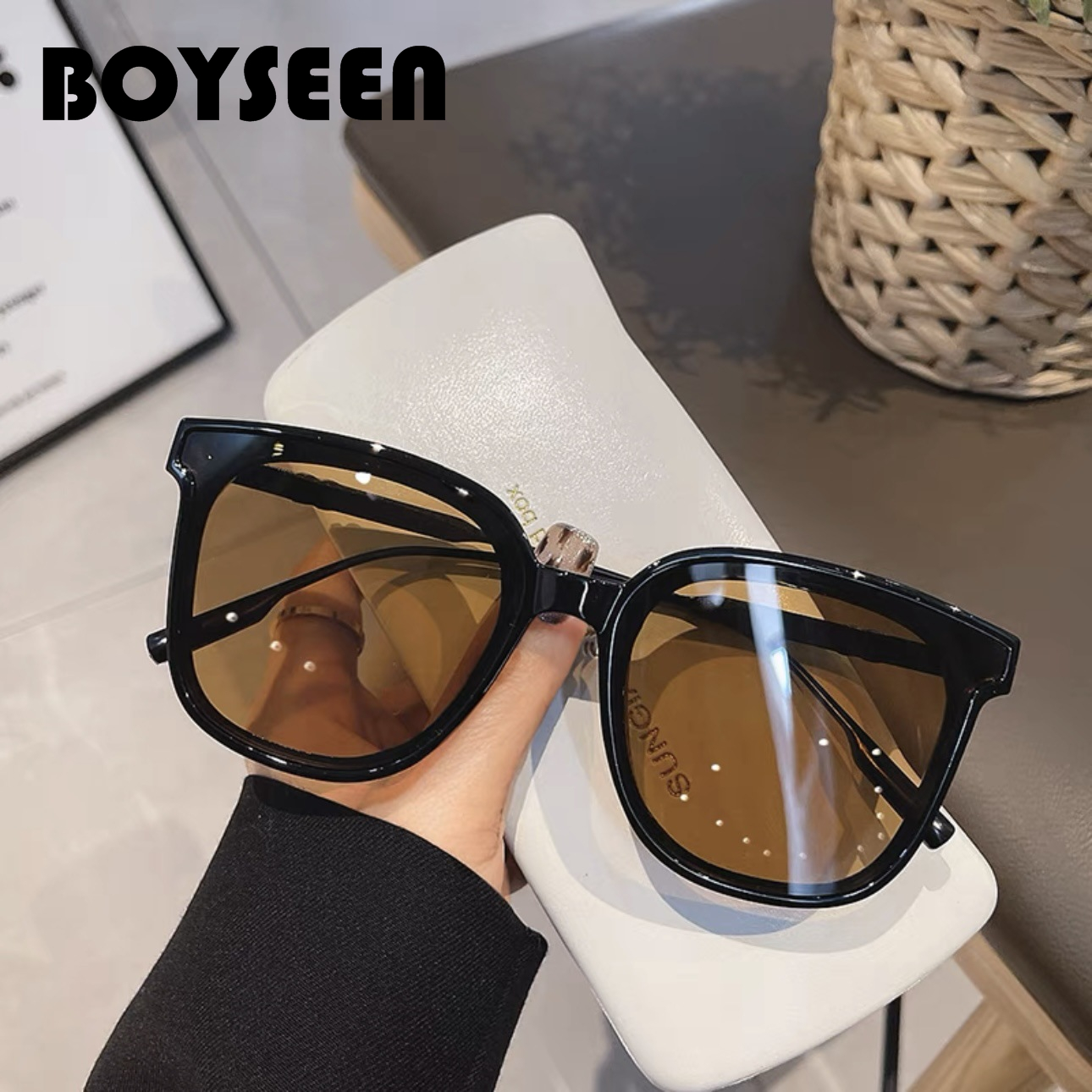 男士大框墨镜潮韩版高级