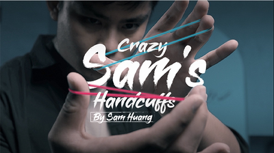2022中文教学魔术皮筋枷锁Crazy Sam's Handcuffs by Sam Huang