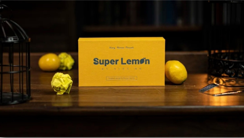 2022魔术教学中文重磅心灵大作Super Lemon by Alex Ng心柠之刃