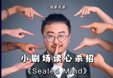 梁松岩Sealed Mind心灵魔术教学 近景剧场读心预言表演 无需道具