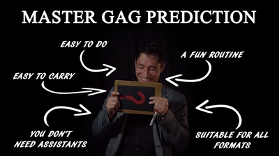 23魔术教学超强公开的预言Master Gag Prediction实战可自制