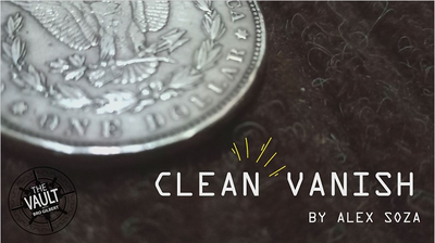 22魔术教学新式干净硬币消失Clean Vanish by Alex Soza手法