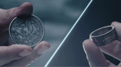 2021中文魔术教学 戒指硬币变换Nomad Ring II by Avi Yap 超视觉