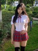 上衣百搭美式 短袖 衬衫 红格短裙原创正版 纯欲风辣妹套装 制服 基础款