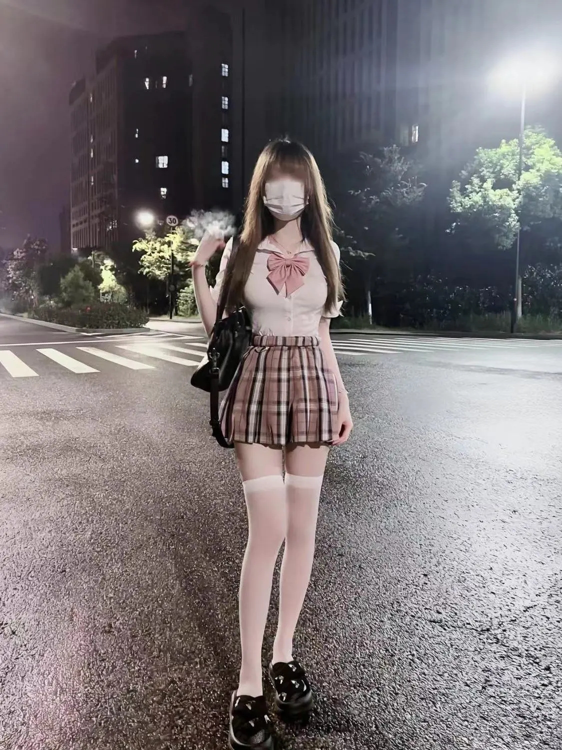 纯欲jk制服套装夏季新款学院风收腰显瘦衬衫设计感别致短袖上衣女