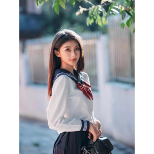 白黑三本JK制服裙基础款正品水手服学院风日系套装短袖中间服女