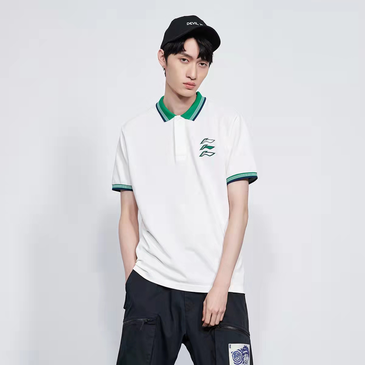 李宁POLO衫情侣款运动服
