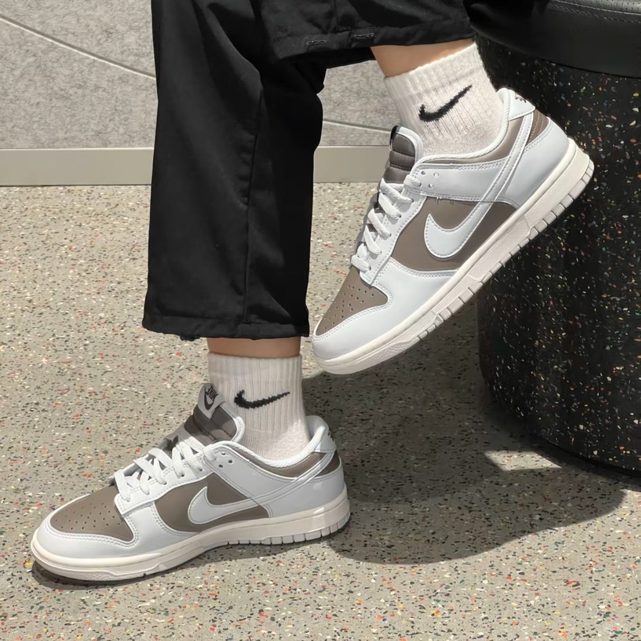 耐克dunk 百搭舒适薄底 防滑耐磨 男款低帮板鞋 蓝灰色HF5441-001