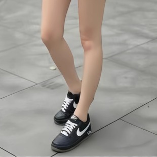 Nike耐克女鞋Air Force 1黑色白勾空军一号运动鞋板鞋HQ1911-001