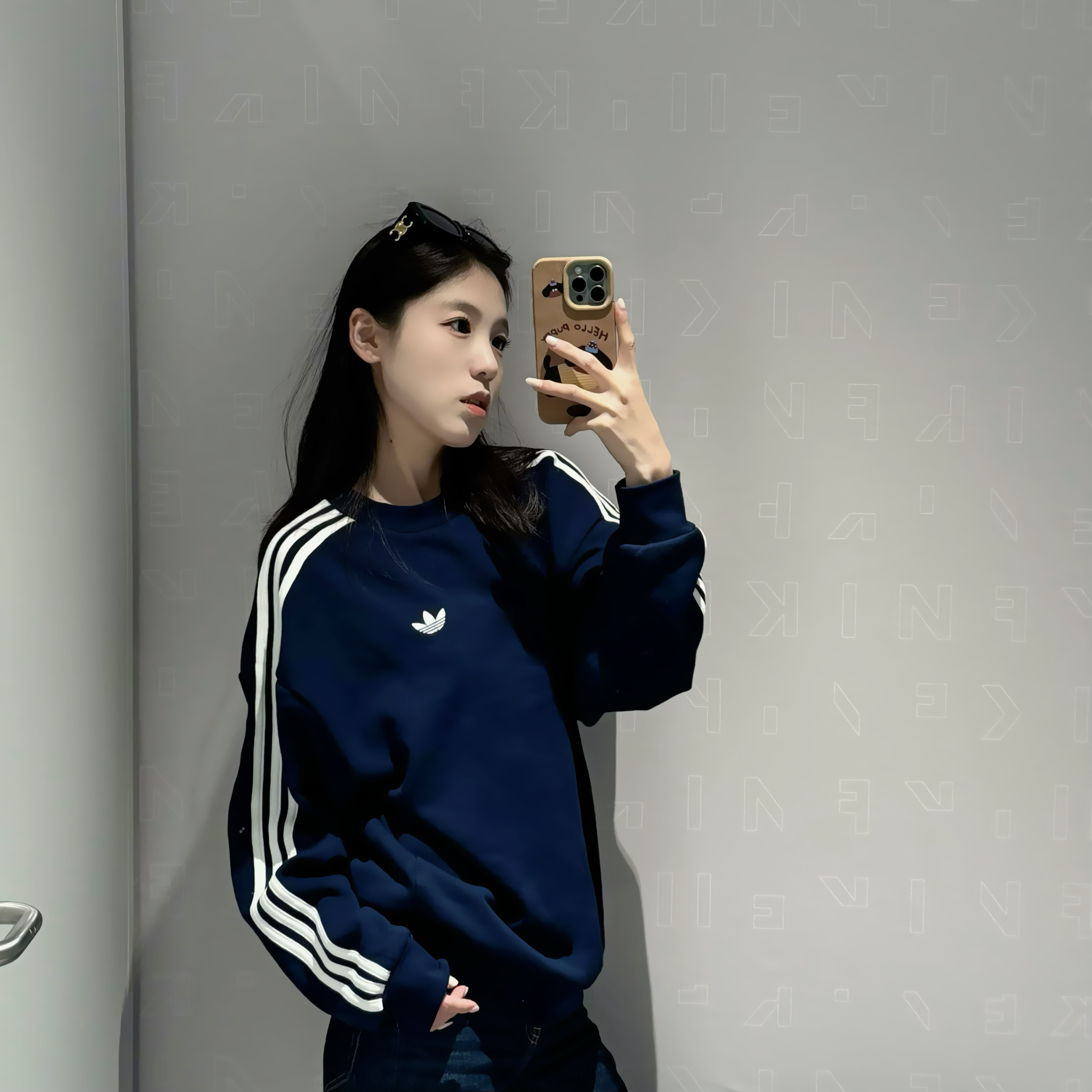 adidas阿迪达斯三叶草男女针织运动休闲时尚百搭卫衣套衫KG3899,运动服/休闲服装,运动卫衣/套头衫,淘宝优惠券,粉丝福利购,淘宝优惠卷