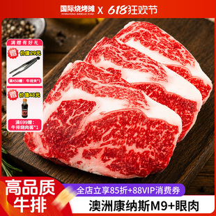 【Ray的国际烧烤摊】康纳斯m9+眼肉原切牛排高品质西餐厅同款牛排