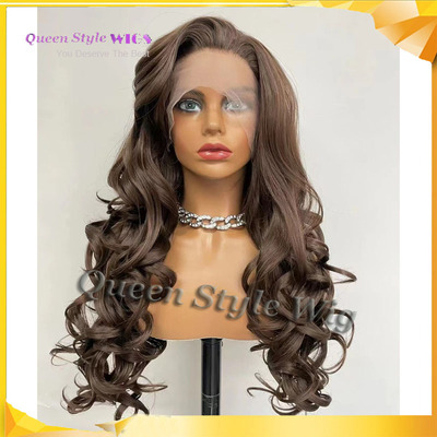 高温丝欧美风自由分逼真假发套