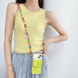 韩风ins彩色积木斜挎适用华为mate60Pro手机壳Pura70Pro背带挂绳nova12全包p60/p50女款nova11新款mate40pro