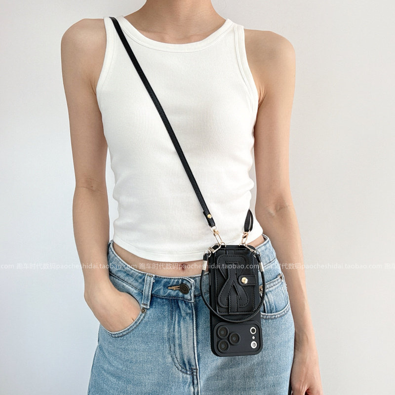 2026新款复古黑色八字小香风零钱卡包适用华为mate80手机壳nova15pro新款mate70pro女款p80p70本命年过年p60