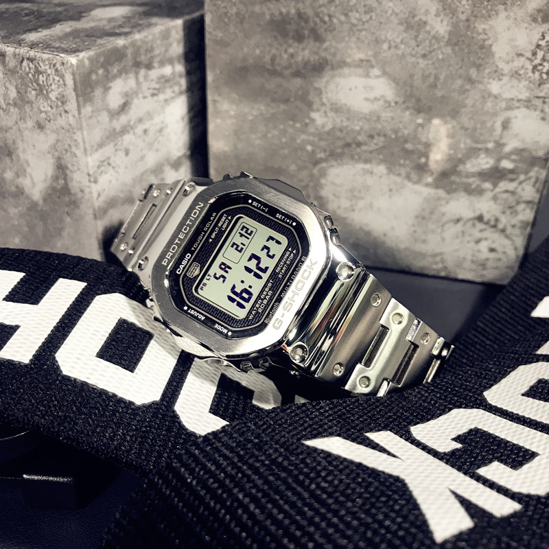 卡西欧小银块金属小方块蓝牙电波