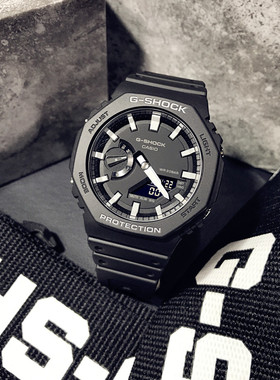 Casio卡西欧手表男gshock农家橡树GA-2100八角运动防水电子表学生