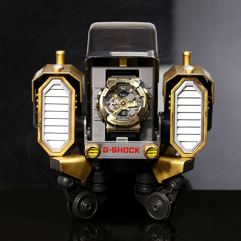 卡西欧时间战士手表男G-SHOCK做旧限量礼盒小钢炮 GM-110VB-1APFS