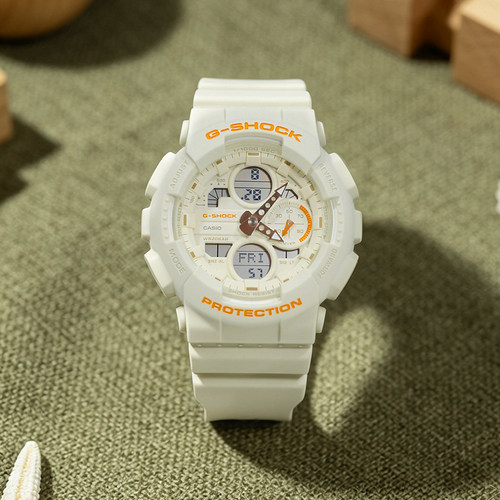 卡西欧手表女中性gshock新款防水运动学生潮流石英GMA-S140-7A/2A