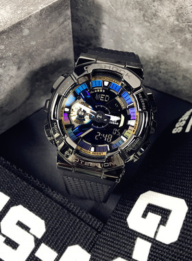 casio卡西欧手表男士小钢炮王一博同款GSHOCK钢铁之心防水GM-110B