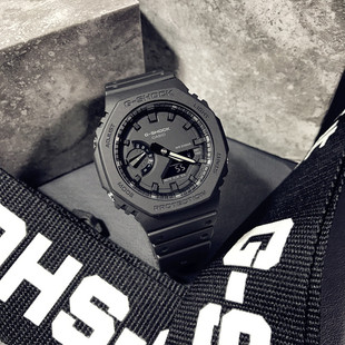 Casio卡西欧手表男gshock农家橡树GA 2100八角运动防水电子表学生