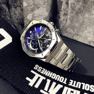 EFB 商务防水 680 Edifice金属农家橡树蓝宝石时尚 卡西欧手表男士