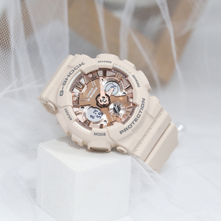 S120MF g运动女表GMA S110MP SHOCK防水樱花粉baby 卡西欧手表女G